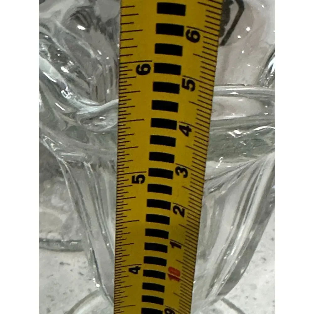 Set of 4 VTG Clear Glass Fluted Edge Ice Cream Glasses and Banana Split Dishes